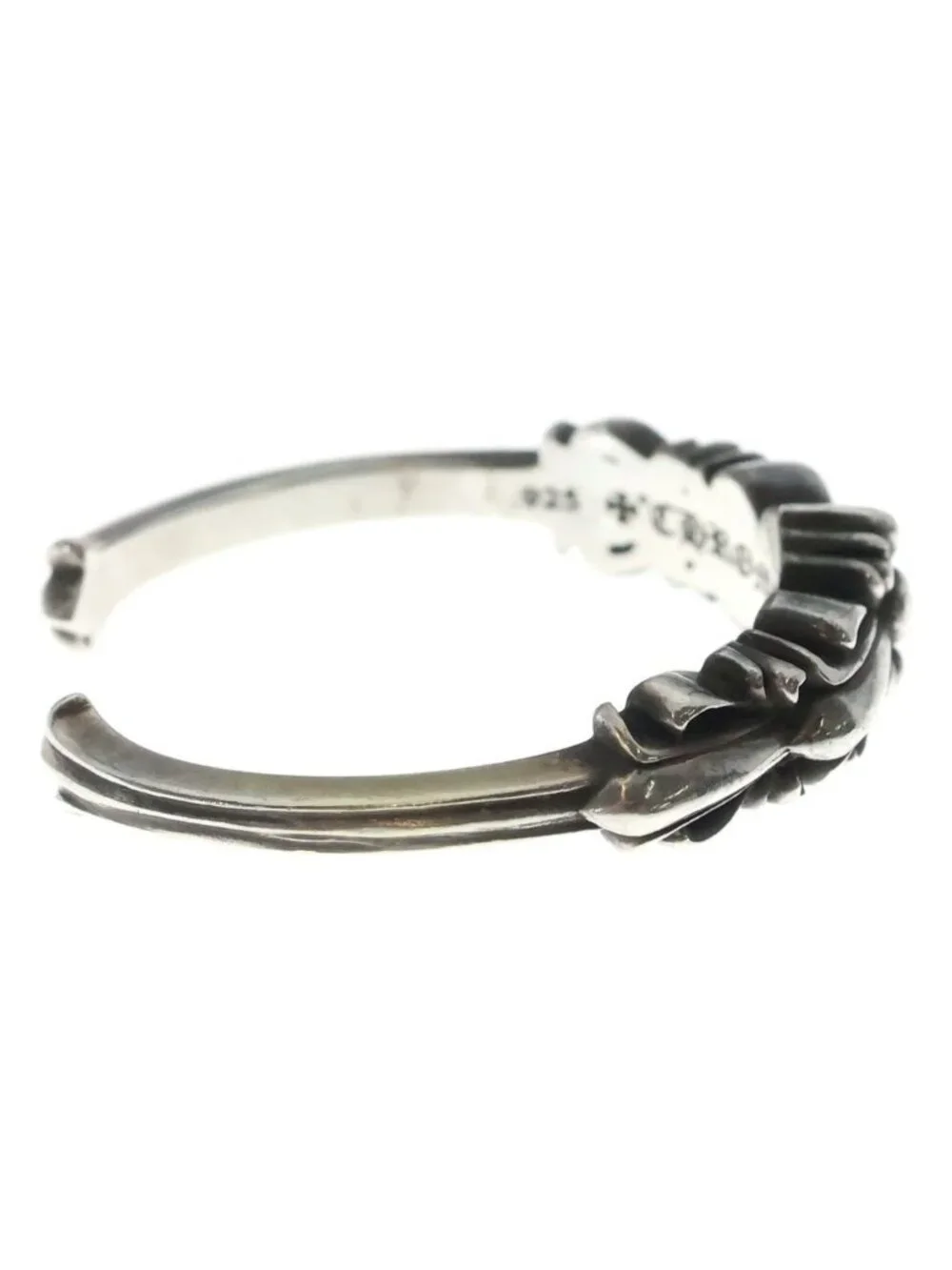 Chrome Hearts Baby Clsc Classic Double Floral Ring Silver